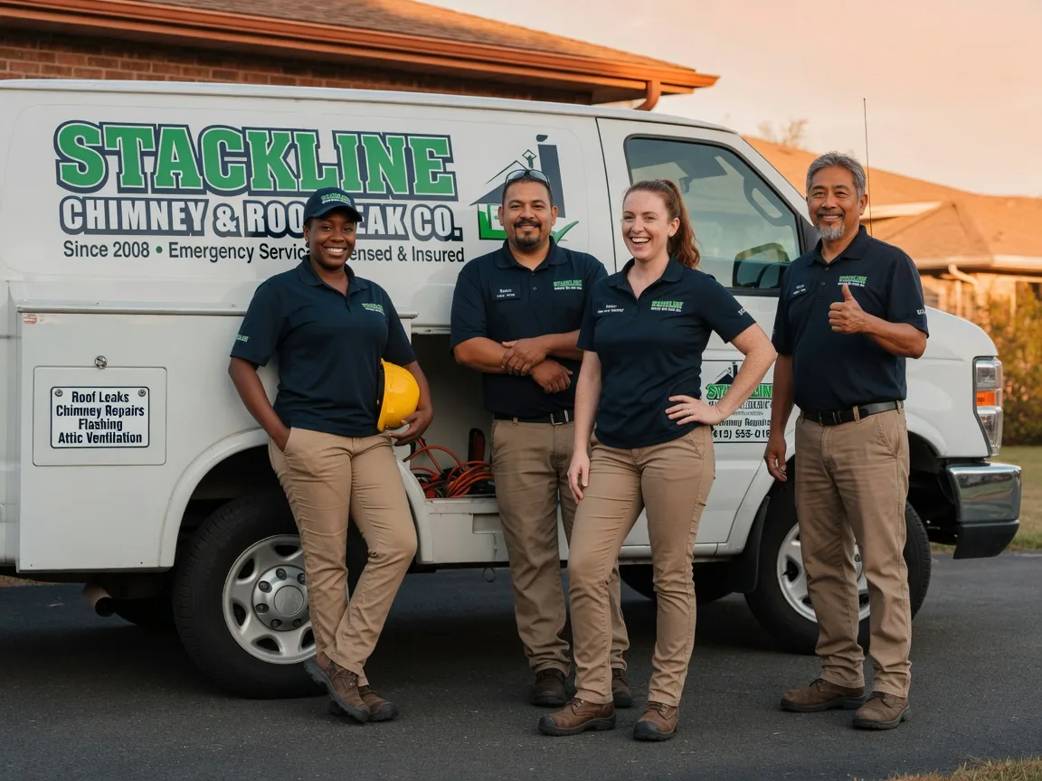 Chimney flashing repair company in Knoxville, AR